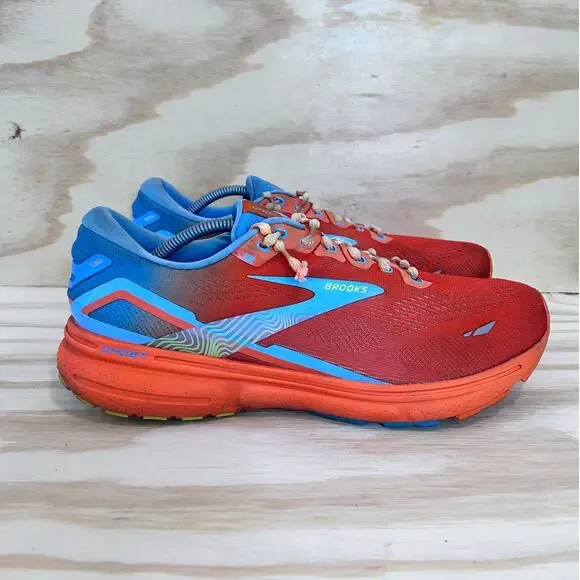 Brooks Ghost 15 Orange Blue Running Shoes Sneakers Men\'s Size 11.5 1103931D848 Men main image 4